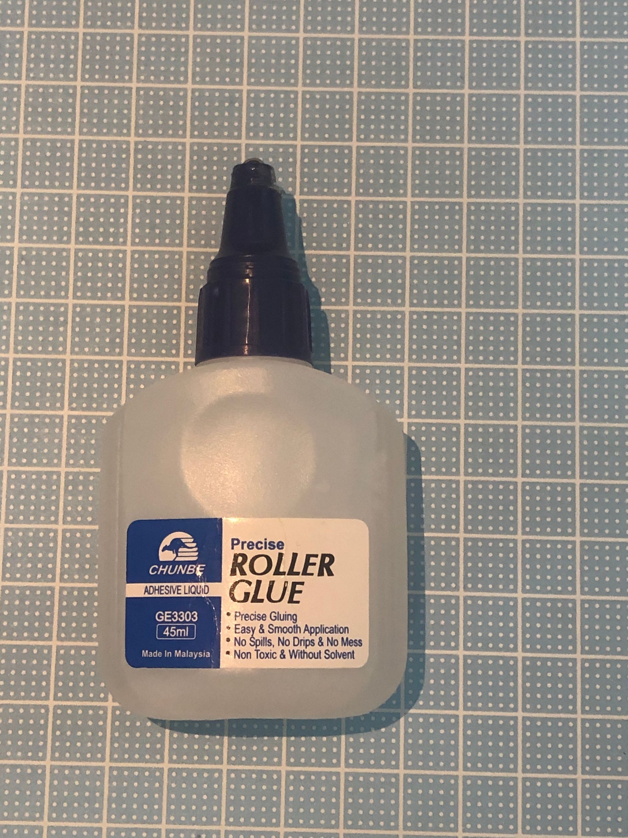 Reduce Mess With Roller Glue