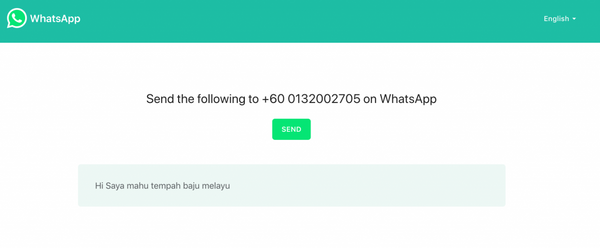 Bagaimana Setup WhatsApp Link